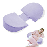 Sino Salected memory foam wedge pillow for pregnancy support and comfort.