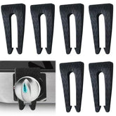 SINSETU 6 pack knob locks for gas stove, black pack, durable family safety