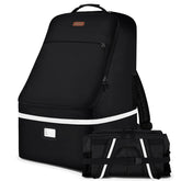 SINVICKO car seat travel bag with steel cable handle for easy transport