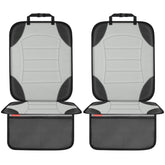 Sinvitron car seat protector with waterproof leatherette shields from spills