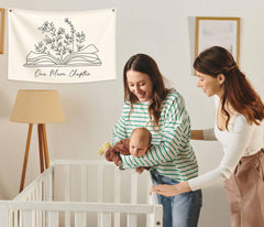 Sioial beige banner with sturdy metal grommets, ready to hang in classrooms.