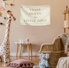 Sioial banner with two metal grommets for easy hanging.