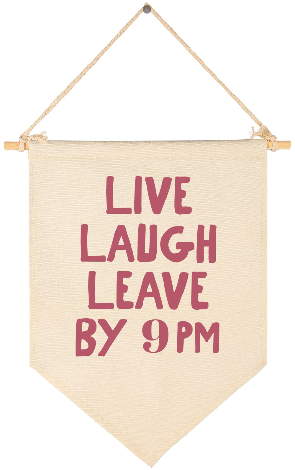 Sioial funny Boho art banner hung on dorm wall for quick decor