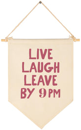 Sioial funny Boho art banner hung on dorm wall for quick decor