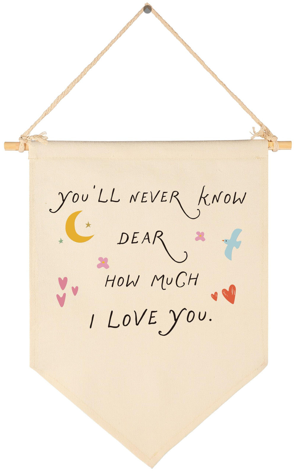 Sioial nursery banner canvas hanging flag adds playful charm to a child's room
