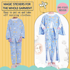 Two pockets on Siomlana gown for snacks and essentials within reach
