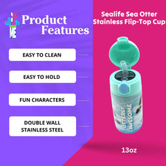 SIP WITH ME travel tumbler with straw spout ideal for spill-free sipping