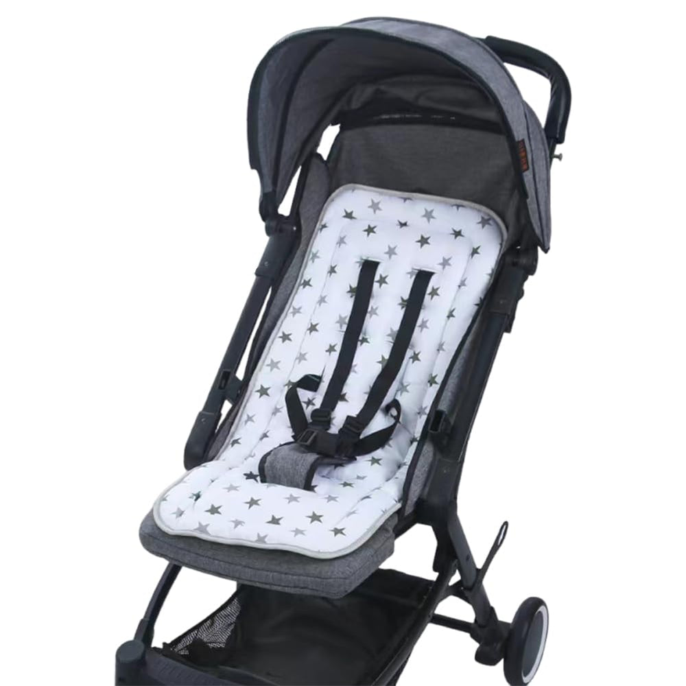 SIQITECHNO stroller seat liner with soft cotton padding for cozy rides.