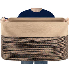 SixDOVE blanket basket 24x16x15 stores blankets and toys neatly.