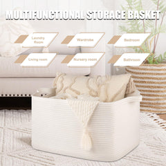 SIXDOVE toy storage basket ideal for kid’s room organization