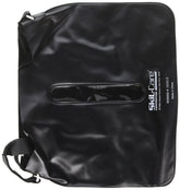 Skil-Care drainage bag holder mounted under chair for discreet privacy