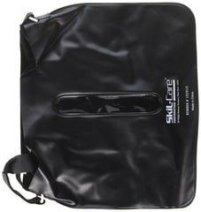 Skil-Care drainage bag holder mounted under chair for discreet privacy