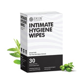 Skin Elements intimate wipes with tea tree oil for on-the-go freshness.