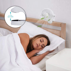 SkyGenius USB-powered fan for easy charging and everyday use.