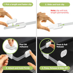 Skyla Homes drawer lock secures items while keeping access simple for adults.