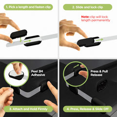 Skyla Homes screwless installation with adhesive-only design for easy setup
