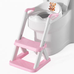 SKYROKU 8868 pink potty seat offers a comfy training perch for toddlers.