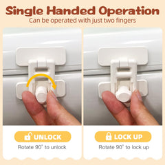 SKYROKU locks on a drawer enabling one-handed adult access