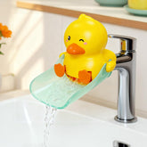 Skyroku Duck-Tastic front view boosts toddler reach at the sink.