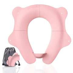 SKYROKU foldable kids toilet seat, travel-compact design for easy potty trips