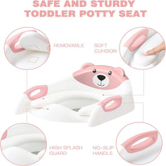 SKYROKU potty seat fits most toilets, offering a stable, safe upgrade for toddlers.