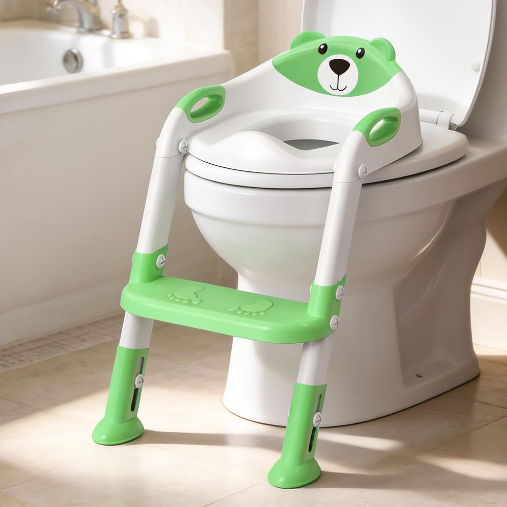SKYROKU potty training seat folded compact for space-saving storage