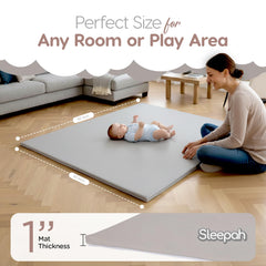 Sleepah removable cover keeps the mat fresh between cleanings.