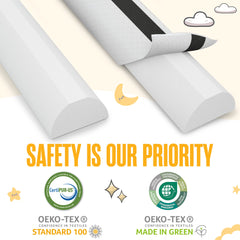 Sleepah dual non-slip pads on top and bottom enhance stability during night movements.