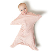 SleepingBaby Zipadee-Zip swaddle starfish design provides womb-like security
