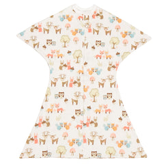 SleepingBaby Zipadee-Zip Woodlands front view for secure sleep transitions.