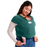 Sleepy Wrap close-to-heartbeat cuddle promotes soothing comfort.