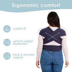 Sleepy Wrap portable and machine washable for busy days.