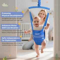 Slevoo safety clamp attachment keeps the jumper firmly in place.