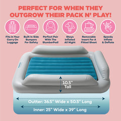 SlumberTot electric pump included speeds setup for quick, comfy bedtime.