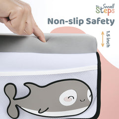 Small Steps kneeler with pockets keeps bath essentials close at hand