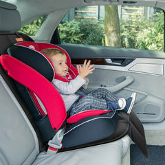 SMART ELF mesh pocket storage helps organize toys and snacks.