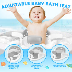 SMGZG bath seat promotes thorough cleaning with water-friendly design