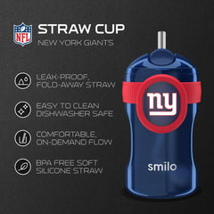 Smilo leak-proof lid shown, ideal for travel and spill-free everyday use.
