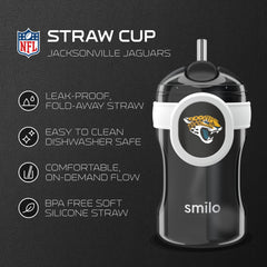 Smilo Sippy Cup close-up of spill-proof lid designed to reduce mess.