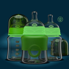 Smilo stage-0-3m slow-flow nipple supports newborn feeding.