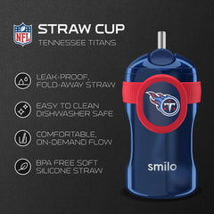 Smilo spill-proof lid close-up highlights mess-free travel and daycare comfort.