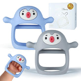 Smily Mia Penguin Teether offers soothing silicone for gums