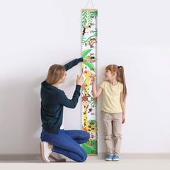 Smlper fabric canvas height ruler supports durable, decorative height tracking.