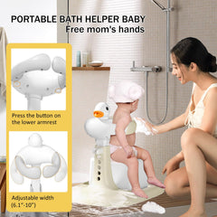 SMLXLXX foldable bath stand stores compactly after use.
