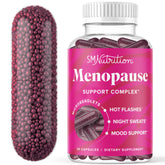 SMNutrition Menopause Beadlets bottle showing capsules for potential hot flash relief.