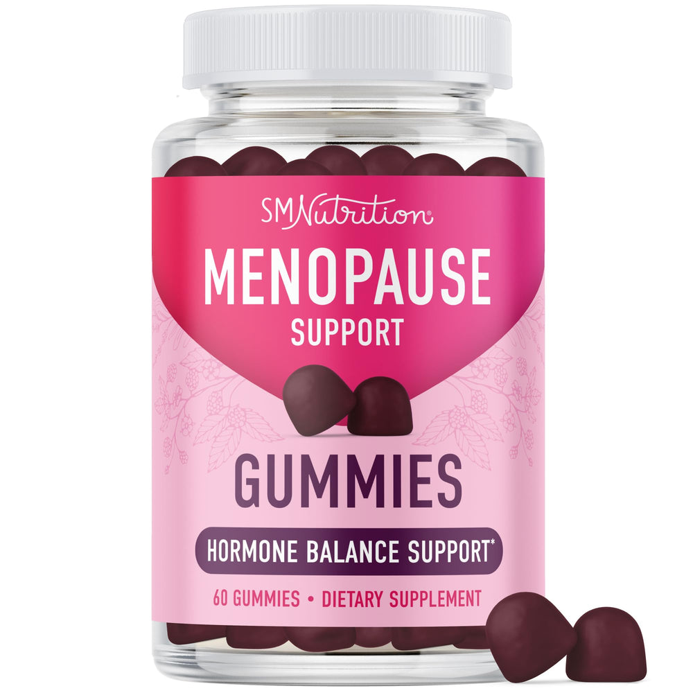 SMNutrition Menopause Support Gummies bottle for convenient daily balance