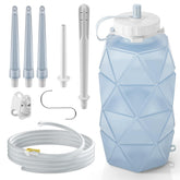 Smokitcen collapsible enema bag bottle with flexible hose for comfortable at-home cleansing