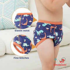SMULPOOTI TPU-muslin middle layer offers breathable protection against leaks.
