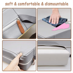 SMZCTYI booster seat bottom features anti-slip grip to prevent shifting
