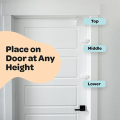 Fits interior doors with knobs or levers for versatility.